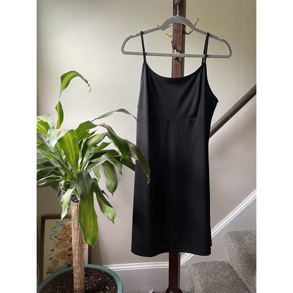 Alyn Paige Dress Vintage Sz 11/12  Black Spaghetti Strap Tank Pullover Y2K